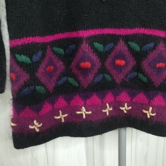 Vintage Womens Segue Angora Turtleneck Sweater Med - Picture 6 of 8